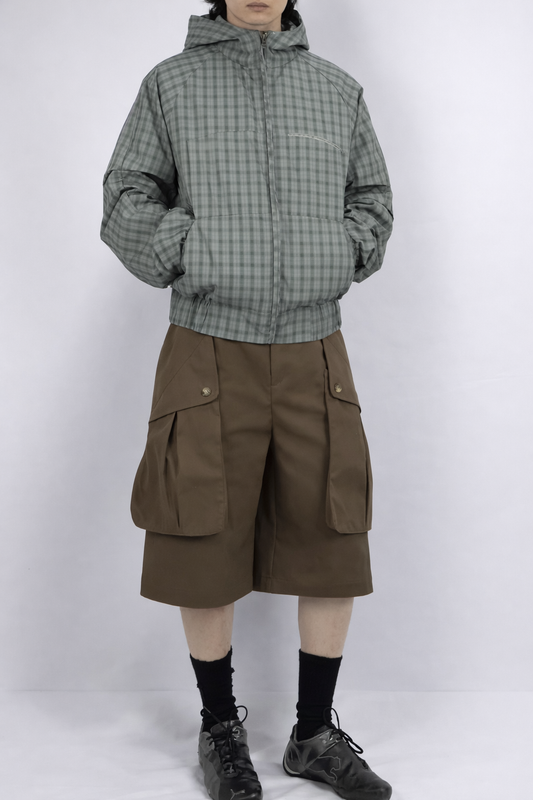 “RANGER GRID” Hooded Windbreaker Jacket